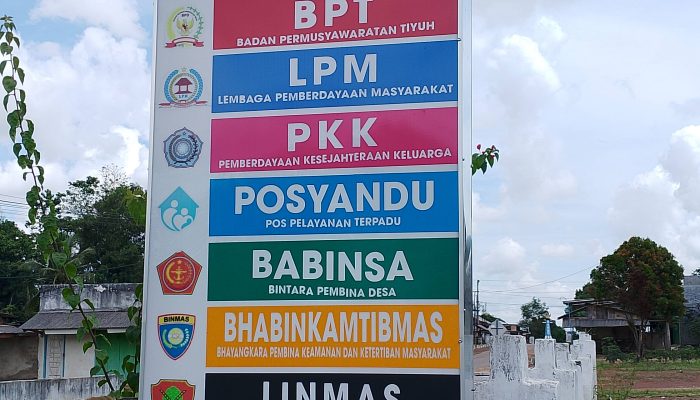 Miris Foto Mantan Bupati dan Wakil Bupati Tuba Periode 2007-2012 Diduga Sengaja Dipajang dalam WC Kantor Tiyuh Bangun Jaya Kabupaten TBB