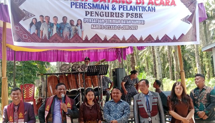 Resmi di Bentuk Dan Dilantik Jajaran Kepengurusan Persatuan Seniman Batak Kandis (PSBK) se Kecamatan Kandis