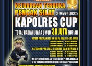 Kapolres Bungo Gelar Kejuaraan Terbuka Pencak Silat Kapolres Cup 2025