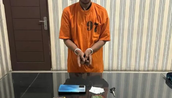 Residivis Kasus Narkotika Kembali Ditangkap Satresnarkoba Polres Tanah Karo