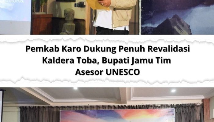 Bupati Karo Jamu Kunker Tim Asesor UNESCO Geopark Kaldera Toba di Hari Terakhir