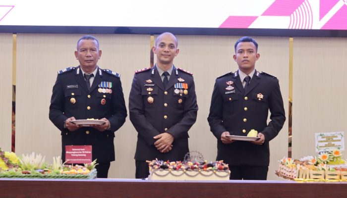 Puncak Hari Bhayangkara Ke-79, Polres Tulang Bawang Gelar Upacara dan Syukuran