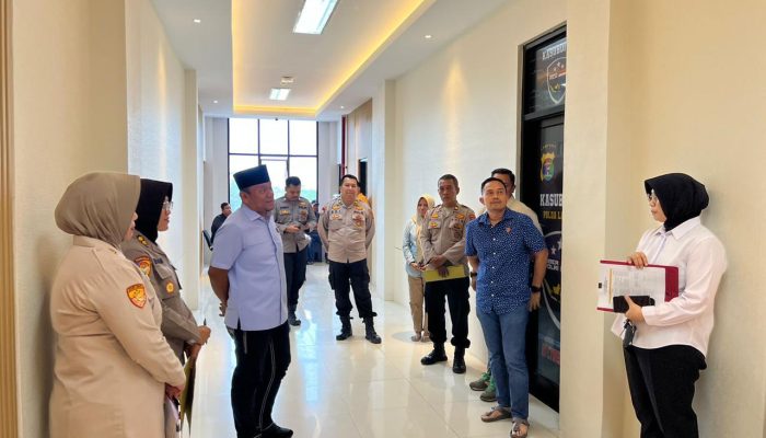 Semarak Hari Bhayangkara Ke-79,Polda Lampung Gelar Lomba Kebersihan Mako