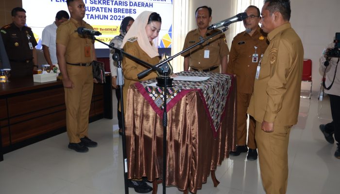 Sah, Tahroni Jadi Pj Sekda Brebes