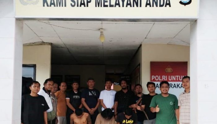 Polisi Tangkap Komplotan Pelaku Curat Buah Sawit Milik PT SIP di Gedung Aji Baru