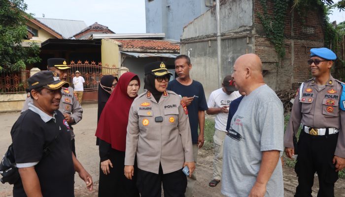 Polresta Cirebon Laksanakan Pengecekan Relokasi Sementara Pasar Jungjang di Lahan Polri