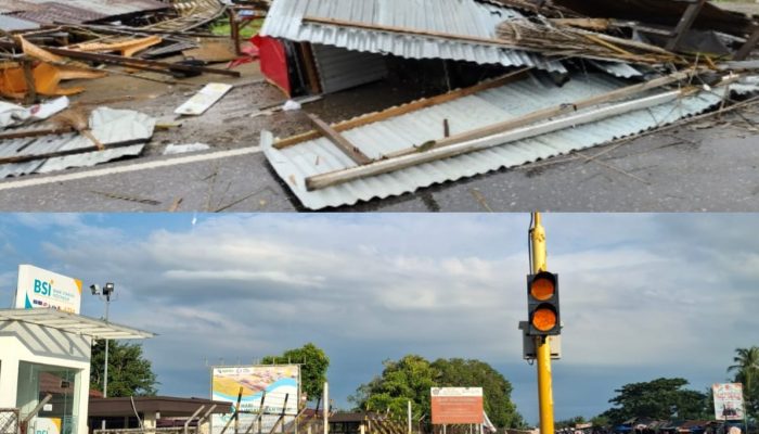 Angin Kencang Terjang Aceh Utara, Ratusan Rumah Porak-Poranda, PGE Jadi Sorotan