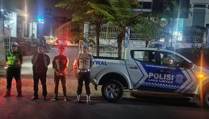 Polres Tanah Karo Gelar Patroli Malam Cegah 3C, Balap Liar dan Tawuran di Kabanjahe