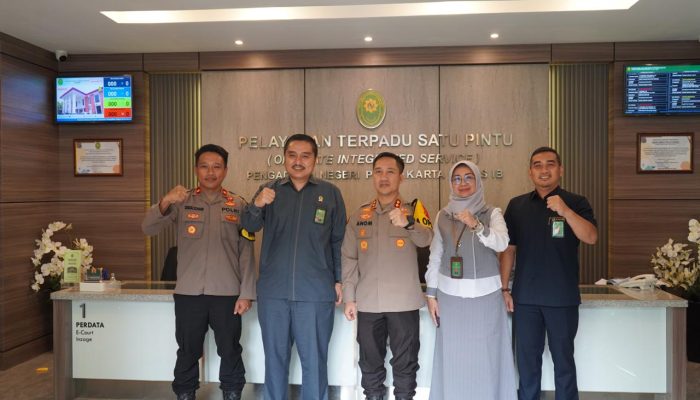 Silaturahmi Kapolres Purwakarta dengan Pengadilan Negeri