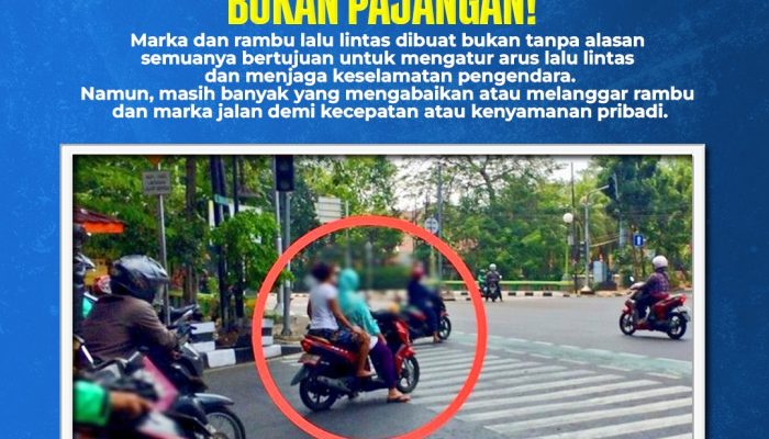 Rambu dan Marka Itu Panduan, Bukan Pajangan — Satlantas Polres Tanah Karo Gencarkan Edukasi Tertib Lalu Lintas