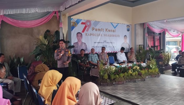 Estafet Kepemimpinan Polsek Ngadirojo Berlanjut: IPTU Titan Kurniawan Resmi Gantikan AKP Mahmuddi Kurnianto