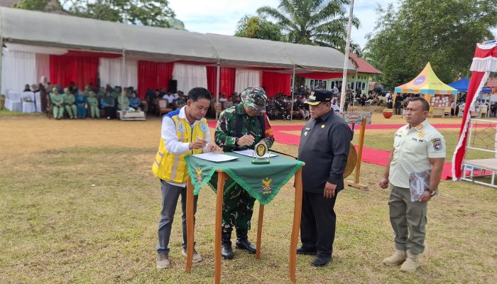 Bupati Chorul Huda Resmi Buka TMMD 125 Tahun 2025 di Desa Sumber Makmur Mukomuko