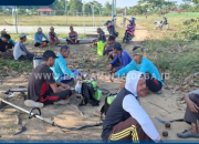 Kegiatan Jum’at Bersih di Lingkungan Kantor Kampung Panca Mulia