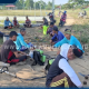 Kegiatan Jum’at Bersih di Lingkungan Kantor Kampung Panca Mulia
