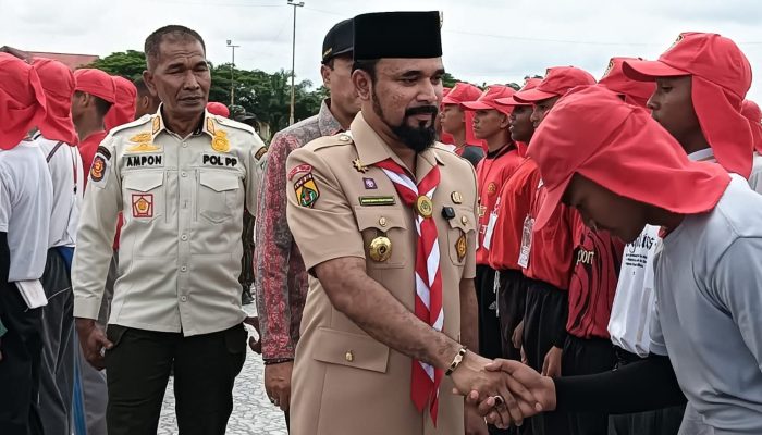 Tinjau Latihan Paskibraka Aceh Timur Bupati Al-Farlaky: Kalian Adalah Putra-Putri Terpilih