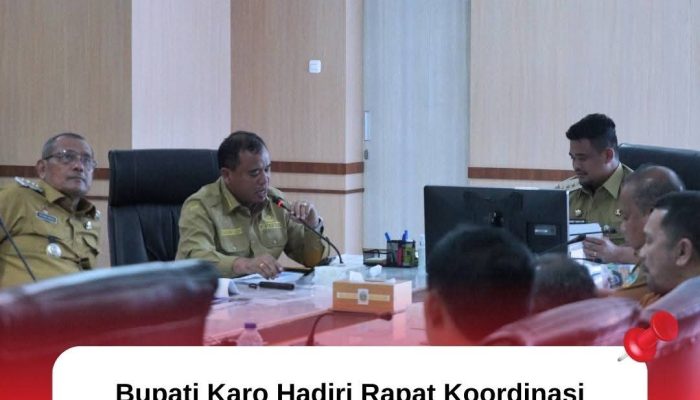 Bupati Karo Hadiri Rapat Koordinasi Peningkatan Produksi dan Hilirisasi Pascapanen Komoditas Jeruk