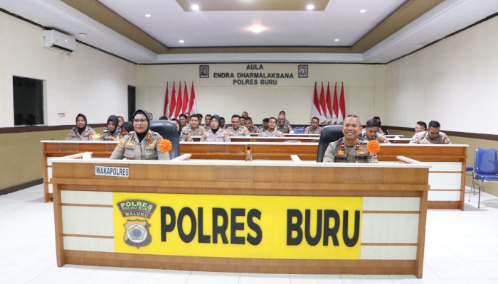 Polres Buru Gelar Pelatihan Bahasa Mandarin Bagi Personil