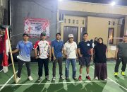 Semarak HUT RI ke-80, Danramil 03/Pasar Rebo, Ciracas Buka Turnamen Badminton