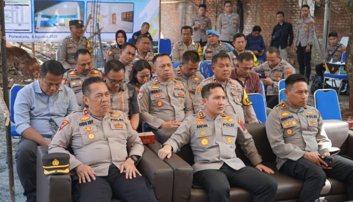 Polres Purwakarta Ikuti Ground Breaking Dan Launching SPPG Yang Di Lakukan Serentak