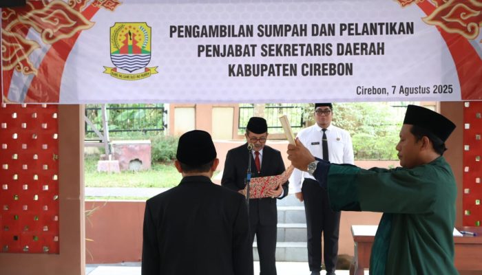 Bupati Imron Lantik Iyan Ediyana sebagai Pj Sekda Kabupaten Cirebon