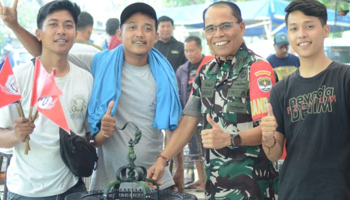 Koramil 04/Pulogadung Gelar Lomba Kicau Mania Perebutkan Piala Dandim 0505/Jakarta Timur.