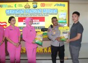 Polres Tanah Karo Bersinergi dengan Bulog Gelar Gerakan Pangan Murah, Jaga Stabilitas Harga Beras