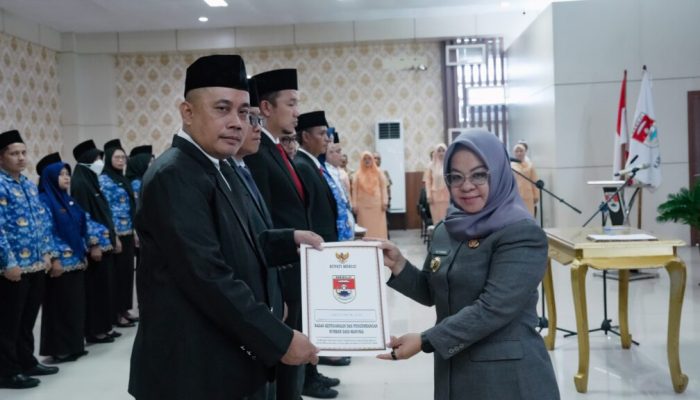 Bupati Mesuji Lantik 5 Pejabat Eselon II, 10 Kepsek dan 15 Pejabat Fungsional