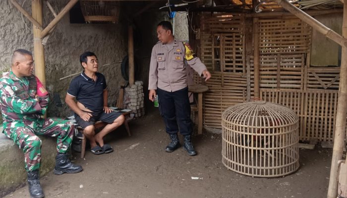 Lewat Sambang Bersama, Mewujudkan Sinergitas Babinsa dan Bhabinkantibmas Polsek Plered