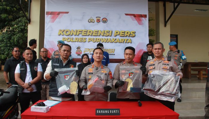 Keren, Kurang Dari 24 Jam Polres Purwakarta Ungkap Kasus Pembunuhan di Jatiluhur