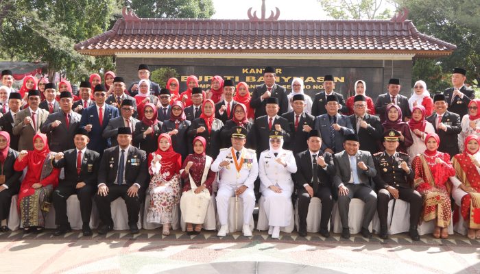 Polres bersama Forkopimda Banyuasin, Gelar Upacara ke-80 RI