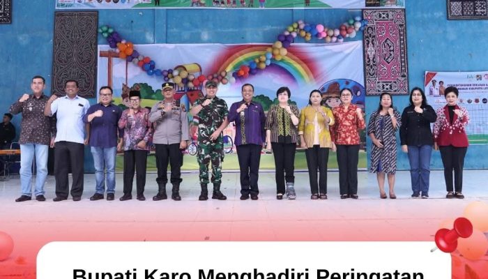 Bupati Karo Menghadiri Peringatan Hari Anak Nasional Tahun 2025 di Kabupaten Karo