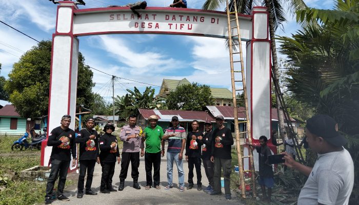 Menyambut HUT RI Ke 80 Satgas TRC GBNN Kabupaten Buru Kerja Bakti Bersama Masyarakat