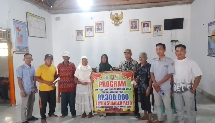 Pemerintah Tiyuh Sumber Rejo Salurkan BLT Dana Desa Tahun 2025