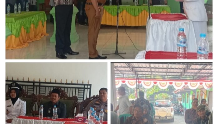 Pelantikan Dan pengambilan Sumpah Jabatan Kaur Perencanaan Desa Pengampon, Kabuh ,Jombang.
