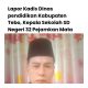 Izin Lapor Pak Bupati Tebo Bersama Wakil Bupati Tebo, Kepala Sekolah SD Negeri 32 Desa Pagar Puding Pejamkan Mata 