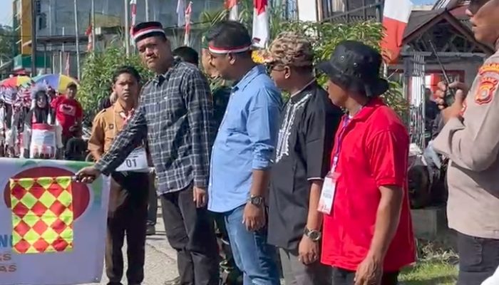 Meriahkan HUT ke-80 RI, Camat Matangkuli Lepas Peserta Karnaval