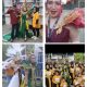 Gebyar karnaval kebangsaan HUT RI ke 80 Desa bongkot Peterongan Jombang.bermacam atraksi lokal di kembangkan.