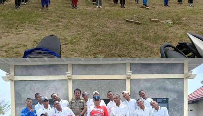Cuaca panas, tak menyurutkan semangat Paskibra Dalam Latihan