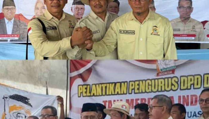 ‎H.Suradi Nahkodai DPD Tani Merdeka Indonesia Kabupaten Banyuasin Periode 2025-2030.