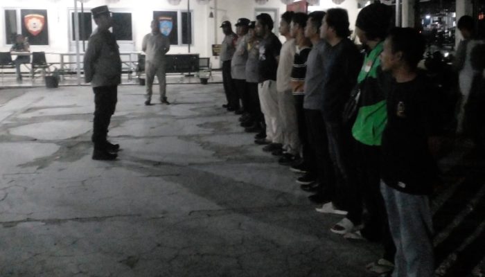 Akp Nano Indratno Pimpin Apel Siaga Ajak Ojol Di Mapolsek Sukatani