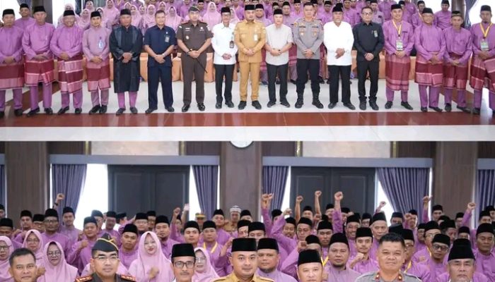 Bupati Tebo Lantik Tim Pengawas, Dewan Hakim, Dan Panitera Dewan Hakim Mtq Ke-21 Tingkat Kabupaten Tebo
