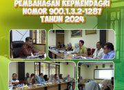 Rapat Pembahasan Kepmendagri Nomor 900.1.3.2-1287 Tahun 2024