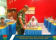 Kodim 0428/Mukomuko Terus Lakukan Monitoring Pelaksanaan Makan Bergizi Gratis (MBG