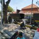 Penjagaan TNI-POLRI di gedung Grahadi Surabaya.