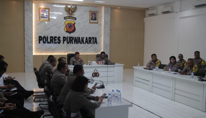 Polres Purwakarta Ikuti Anev TW III Tahun 2025, Program Beyond Trust Presisi