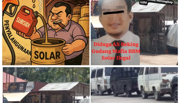 Diduga Bebas Beroperasi Gudang Penimbunan Solar Ilegal di Jalan Sumbar Riau Air Putiah Sarilamak