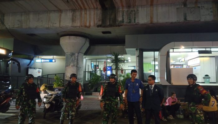 Kodim 0505/JT Gelar Patroli Tiga Pilar Tingkatkan Keamanan Wilayah Matraman.