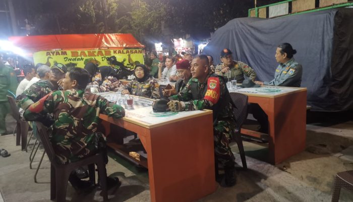 Kodim 0505/JT & Komduk, Wujudkan Malam Aman Lewat Patroli/Siskamling Keliling.