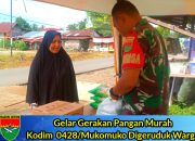 Gelar Gerakan Pangan Murah, Kodim 0428/Mukomuko Digeruduk Warga