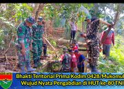 Bhakti Teritorial Prima Kodim 0428/Mukomuko Wujud Nyata Pengabdian Di Hut Ke-80 Tni